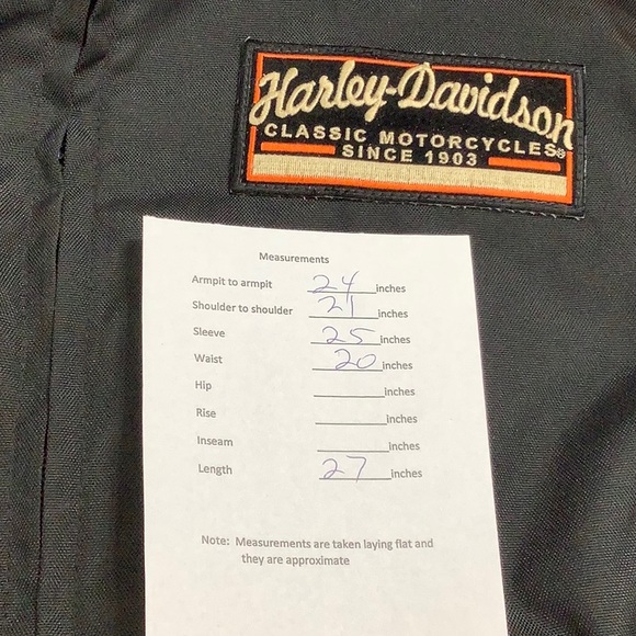 Nexgen Harley Davidson embroidered patches Motorcycle Zip out liner jacket SZ M - Picture 16 of 16